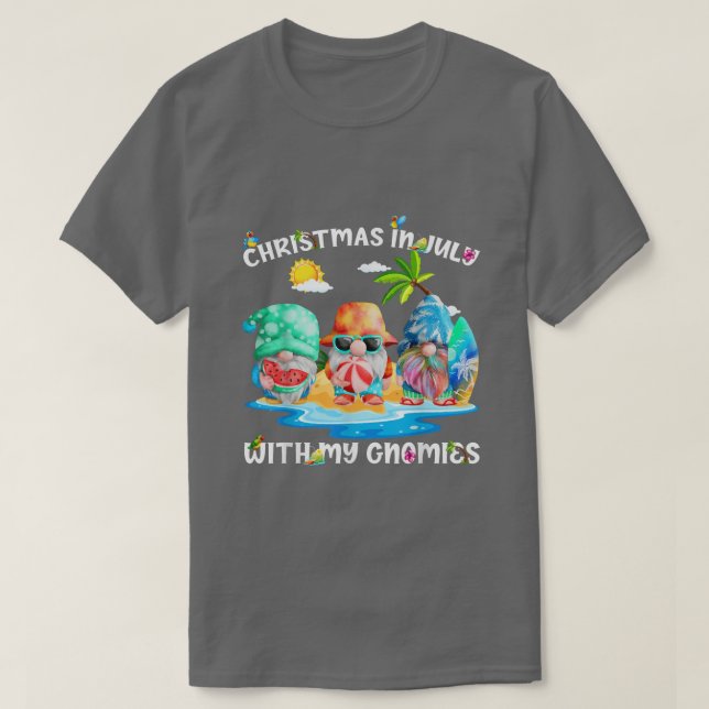 SommargästskaGnomes för jul T Shirt (Design framsida)