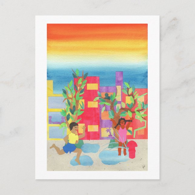 SommargatuRoligt Vykort (Framsida)