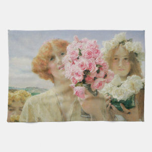 Sommargåva av Sir Lawrence Alma-Tadema Kökshandduk