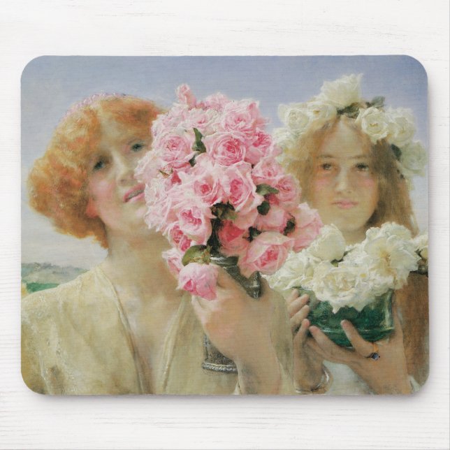 Sommargåva av Sir Lawrence Alma-Tadema Musmatta (Framsidan)