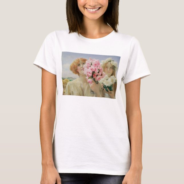 Sommargåva av Sir Lawrence Alma-Tadema Tee Shirt (Framsida)