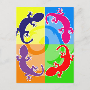 Sommargecko pop vykort
