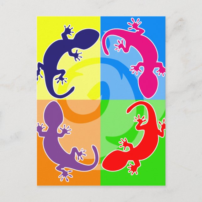 Sommargecko pop vykort (Framsida)