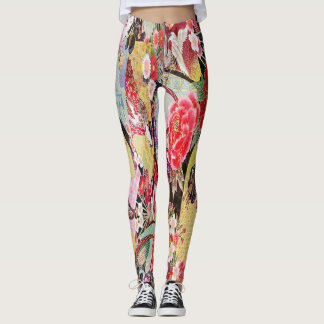 SommarGeishaträdgårdar Leggings