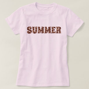 Sommargirafftryck T Shirt