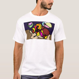 Sommarglädje för Octopus T Shirt