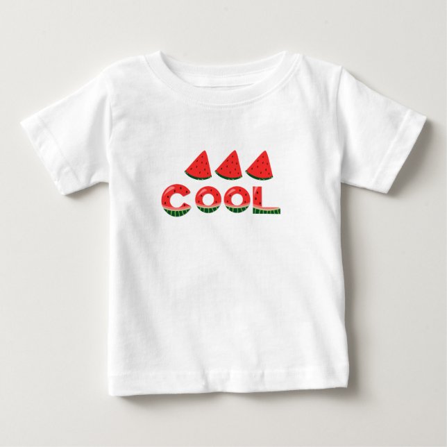 Sommarglas Watermelon Cute T Shirt (Framsida)