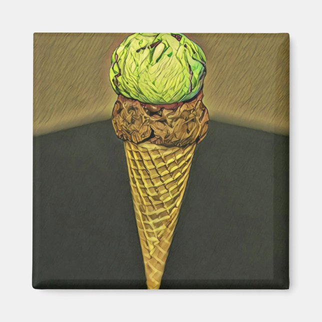 Sommarglass Magnet (Framsidan)