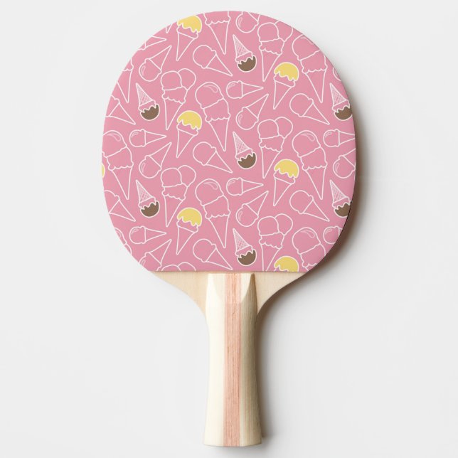 Sommarglassmönster Pingisracket (Framsidan)