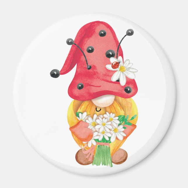 Sommargnom 1 magnet (Framsidan)