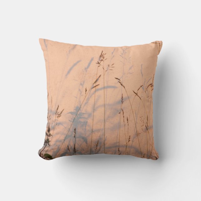 Sommargräs och skuggvykort Poster akryl Kudde (Framsida)