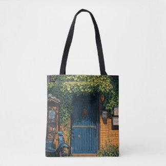 Sommargudstjänst Tote Bag,Illustration Tygkasse