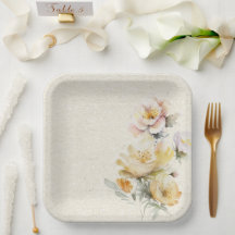 SommarGultens Pappra Blommigt Plattor