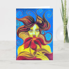 Sommarhälsningskort Romantik Kort