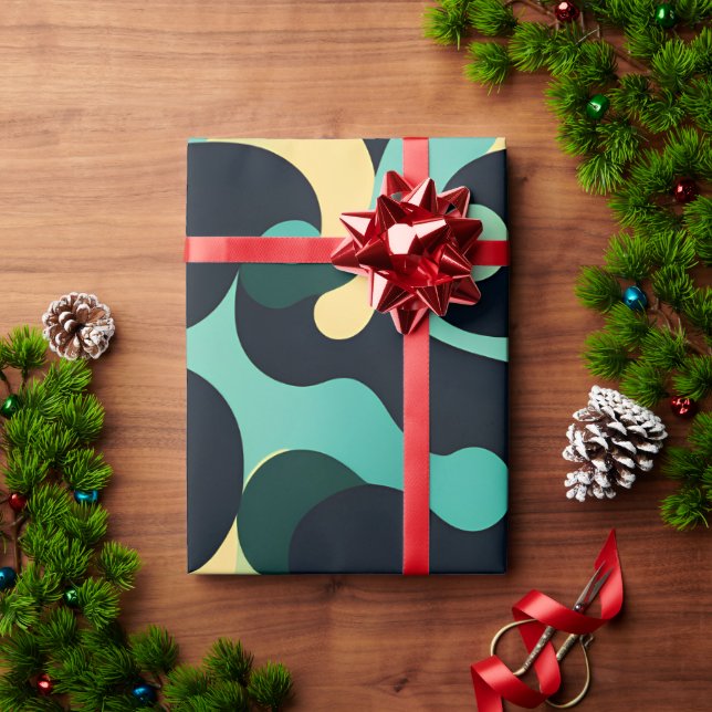 Sommarhavet Breeze Mosaic Mönster Presentpapper (Julgåva)