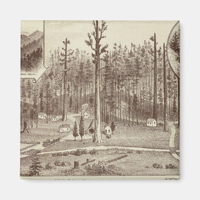 Sommarhem, Lewis-bostad Magnet (Framsidan)