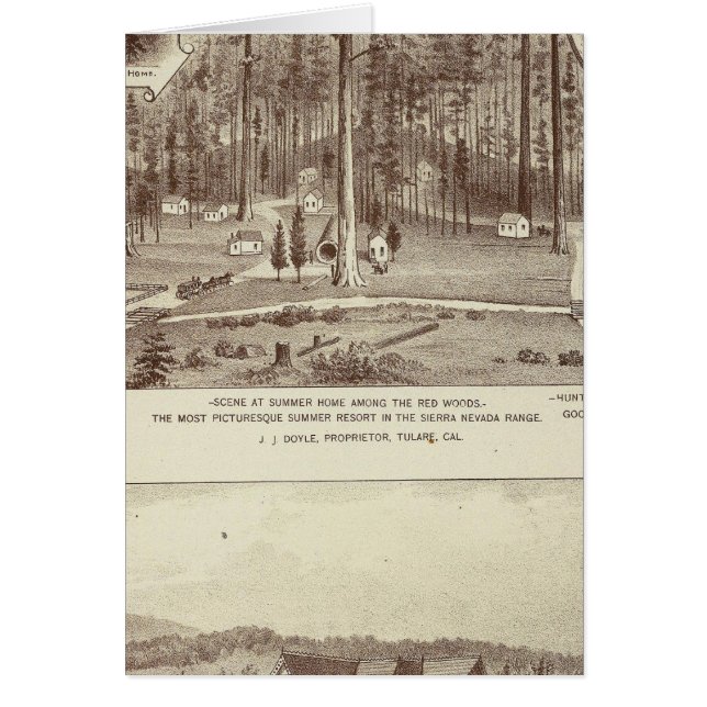 Sommarhem, Lewis-residens Hälsningskort (Framsidan)