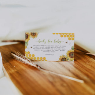 Sommarhoneycomb Solblommor Bokar för Baby Tilläggskort
