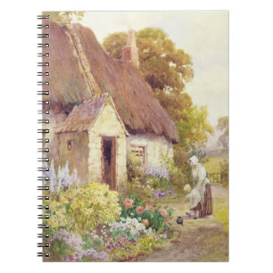 Sommarhus Anteckningsbok Med Spiral