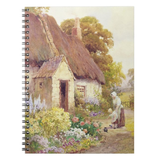 Sommarhus Anteckningsbok Med Spiral (Framsidan)