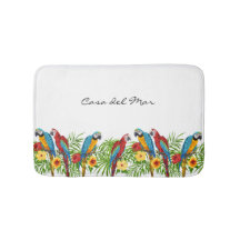 Sommarhus namn i vita blåa papegojor