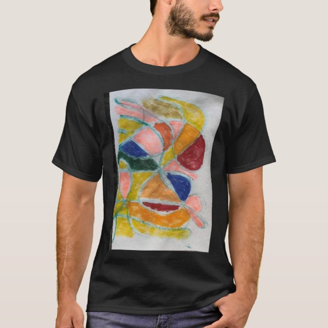 sommarimponerande vattenfärg t shirt (Framsida)