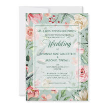 Sommarinbjudan till bröllopsinbjudan till Grönten