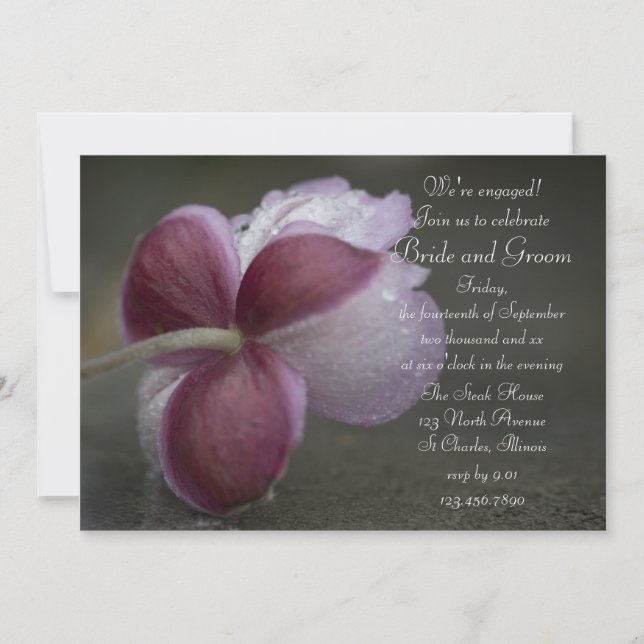 Sommarinbjudan till Charm Förlovningsfest Inbjudningar (Framsida)