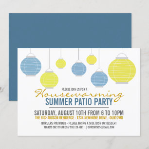 Sommarinbjudan till patient för hushållsuppvärmnin inbjudningar