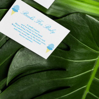 Sommarisgrädda babyskor Bokar för Baby-kort Tilläggskort