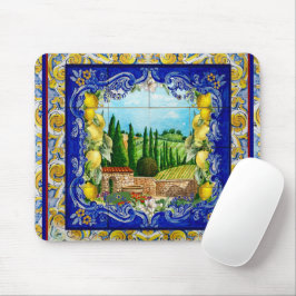 Sommaritalian Majolica Blue tiles citrus Musmatta