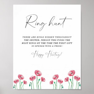 Sommarjakt på möhippa i ring poster