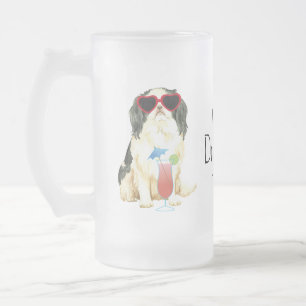 Sommarjapanskt chin, frostat glas, Mugg