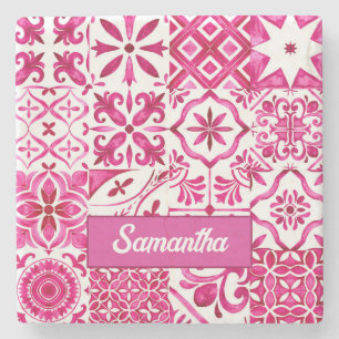 Sommarjolica red Sicilian Mediterranean Stenunderlägg