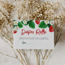 Sommarjordgubbsstölder Diaper Raffle