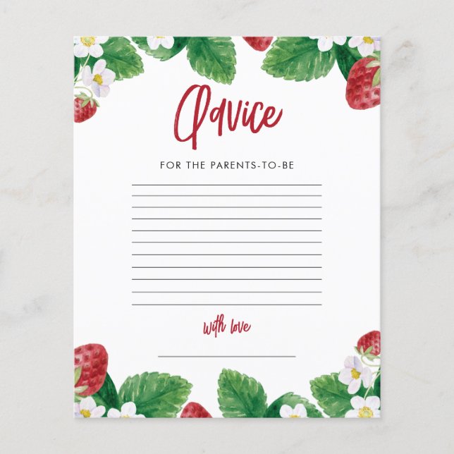 Sommarjordgubbsstöttspel för babyskor (Framsida)