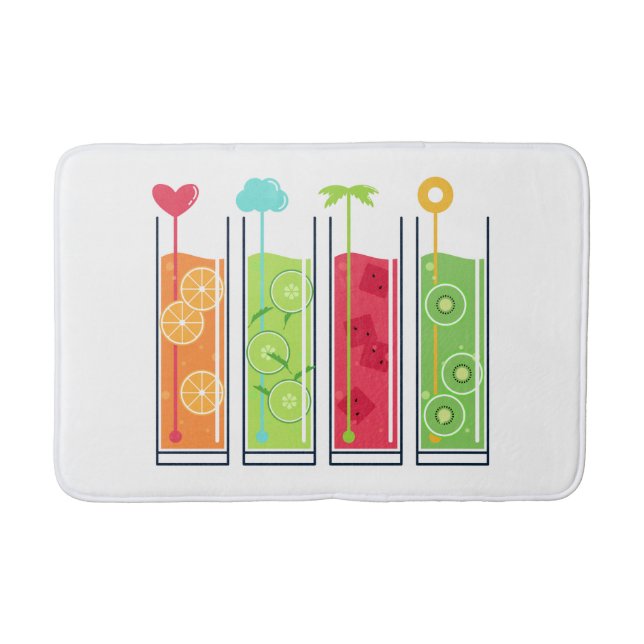 Sommarjuicer, badmattor badrumsmatta (Framsidan)