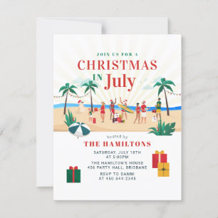 Sommarjul i juli-partiets inbjudan