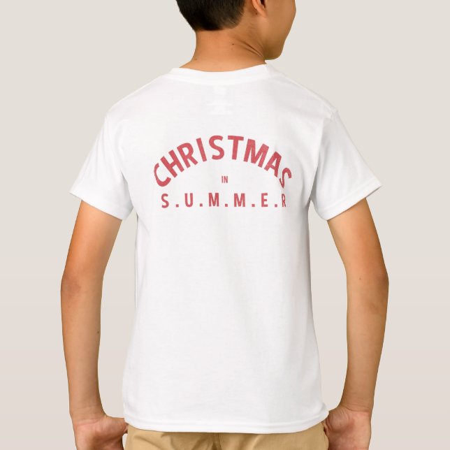 Sommarjultomten i juli t shirt (Baksida)