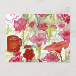 "Sommarkaffe" CricketDiane Art Vykort