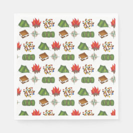 Sommarkamppass Campfire S mres Tält Trailmix Pappersservett