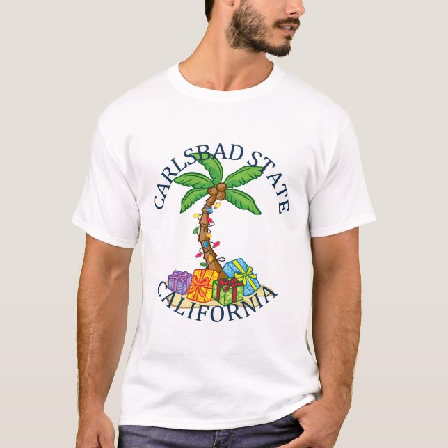 Sommarkarlsbad state- california t shirt (Framsida)