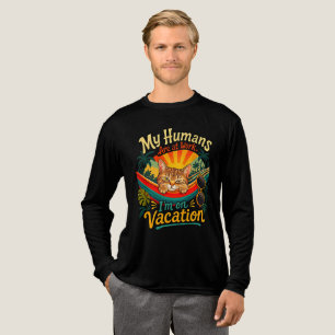 Sommarkatt på semester - Rollig kattstrand T Shirt