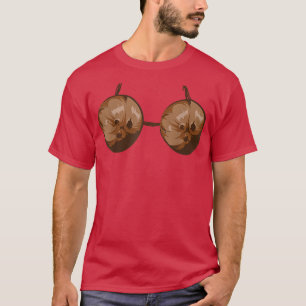 sommarkokonut Bra Halloween Costume Funny Outfit T Shirt