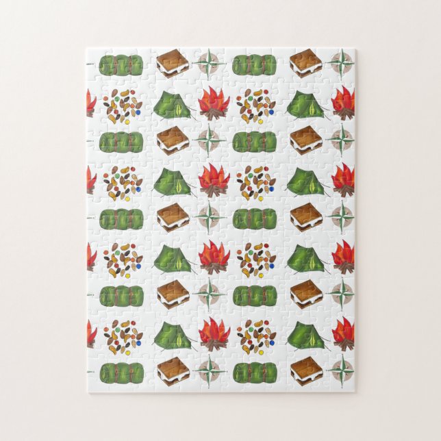 Sommarkompassens spårvagn Mix Tält Pussel (Vertikal)