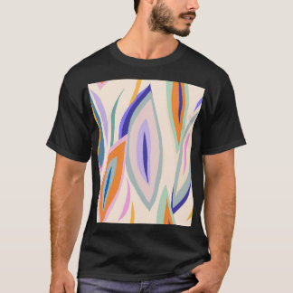 Sommarkonst: Kreativet Collage Mönster T Shirt