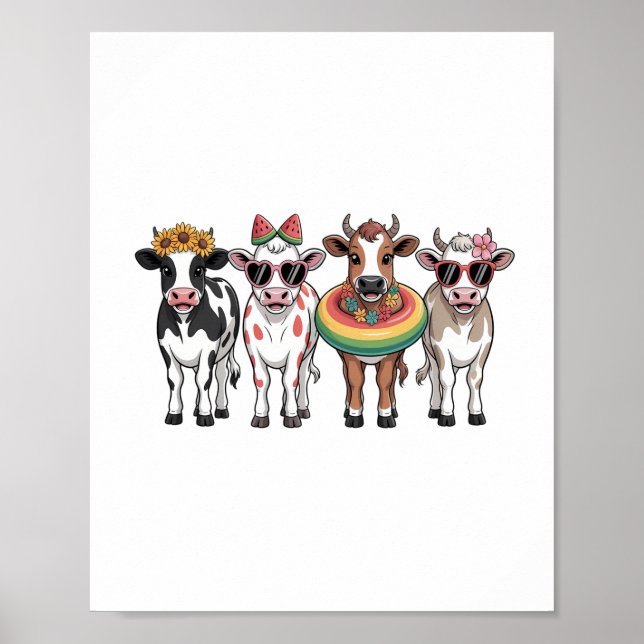 Sommarkor, Beach Farm Poster (Framsidan)
