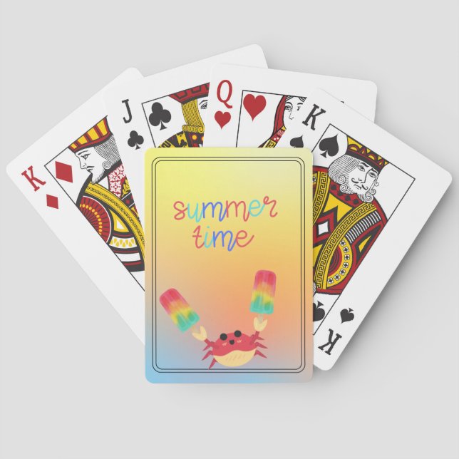Sommarkort Casinokort (Baksidan)