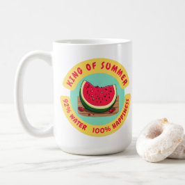 Sommarkung Saftig Vattenmelon Kaffemugg