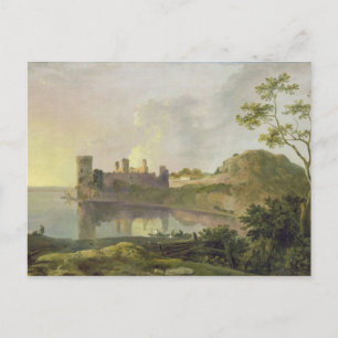 Sommarkväll (Caernarvon Castle) c.1764-65 (olja) Vykort